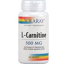 Solaray L-Carnitine 500 Mg - 60 Capsules