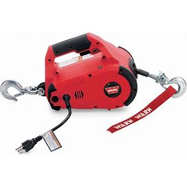Warn 885000 Pullzall Portable Electric Winch 1000 Lb Capacity 120V Steel Rope