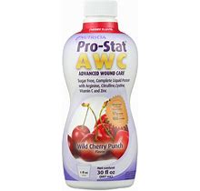 Pro-Stat Sugar-Free Protein Supplement, Bottle Size 30 Oz | Wild Cherry Punch | Case Of 4 | Carewell