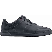 Shoes For Crews 38140W Freestyle II Unisex Size 9 1/2 Wide Width Black Water-Resistant Soft Toe Non-Slip Athletic Shoe