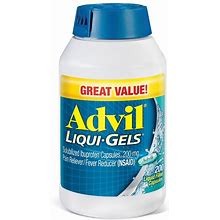 Advil Liqui-Gels Pain Reliever/Fever Reducer Liquid Filled Capsules - Ibuprofen (NSAID)