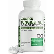 Bronson Longjack Tongkat Ali 1200Mg Extra Strength 1200Mg Per Serving, Supports Energy, Non-GMO, 120 Vegetarian Capsules