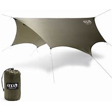 ENO Dryfly Rain Tarp - Heavy-Duty Waterproof Tarp - For Camping - Olive