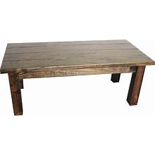 Rustic Coffee Table, Farmhouse Solid Wood