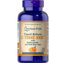 Puritan's Pride Vitamin C-1000 Mg With Rose Hips Timed Release | 250 Caplets