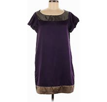 Old Navy Casual Dress Scoop Neck Short Sleeve: Purple Dresses - Women's Size Medium
