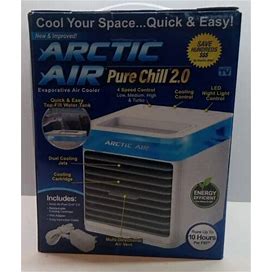 Arctic Air Pure Chill 2.0 Evaporative Air Cooler 4 Speed Control Led