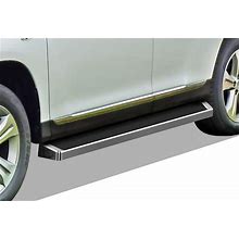 APS Running Boards (Nerf Bars Side Steps Step Bars) Compatible With Toyota Highlander 2008-2013 (Silver Running Board Style)