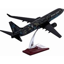 Zekupp Boeing 737-800 Aircraft, Black Aircraft Model, Decorative Pedestal Product For Those Who Love To Fly, Licensed Aircraft For Collector
