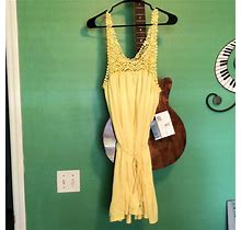 Scully Dresses | Nwt Yellow Dress With Tie Cord | Color: Yellow | Size: S