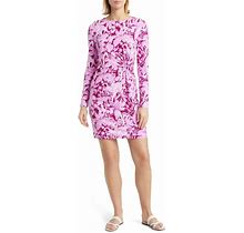 Lilly Pulitzer Lynn Twist Detail Long Sleeve Jersey Dress - Pink - Lilly Pulitzer Dresses