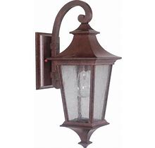 Exterior Argent II Lighting - 6" Exterior Wall Light In Aged Bronze With Clear Seeded Glass - Z1354-AG - Craftmade