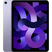 2022 Apple iPad Air (10.9-Inch, Wi-Fi + Cellular, 256GB) - Purple (Renewed)