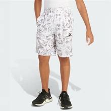 Adidas AOP CAMO SHORT S24 White Kids - Kids Training Shorts