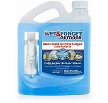Wet & Forget Outdoor Ready To Use Moss, Mold, Mildew & Algae Stain Remover, 64 OZ. - 804064 - Pack Of 2