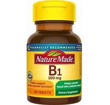 Nature Made Vitamin B-1 100 Mg - 100 Tablets