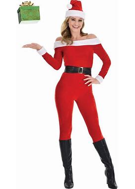 Adult Santa Babe Catsuit Costume Size S/M | Holiday & Occasion Party