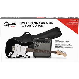 Squier Stratocaster Pack - Black