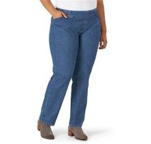 Chic Women's Plus Size Easy Fit Elastic Waist Pull On Pant