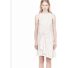 Alexander Wang Dresses | Alexander Wang Gathered Dress | Color: Cream/White | Size: 8