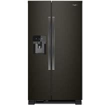 WRS321SDHV Whirlpool 33" 21.4 Cu. Ft. Capacity Side-By-Side Refrigerator With Built-In Ice Maker- Black Stainless Steel
