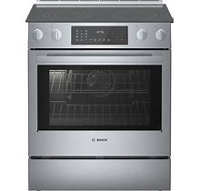 Bosch HEIP056U Benchmark Series 30 Inch Wide 4.6 Cu. Ft. Slide In Electric Range Stainless Steel Cooking Appliances Ranges Electric Ranges