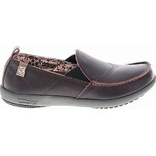 Spenco Flats: Brown Solid Shoes - Women's Size 5 - Round Toe