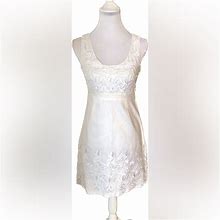 Inc International Concepts Dresses | Inc White Embroidered Dress 4 | Color: White | Size: 4