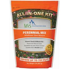 Mountain View Seeds, Perennial Wildflower Seed Mix, 2 Lb