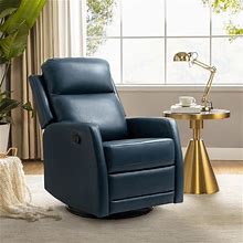 HULALA HOME Recliner Chair Leather Recliners, Rocking 360 Degree Swivel Chair, Wingback Armchair Reading Chair, Theater Seating Lounge Sofa For
