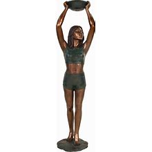 Bronze Standing Lady Fountain Sculpture | Metropolitan Galleries | SRB48859