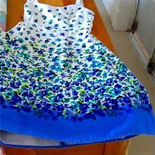 Dress Barn Dresses | Dressbarn Dress Floral | Color: Blue/Green | Size: 4