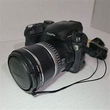 Fujifilm Finepix S5100 Digital Camera W/ Lens HOOD And Cap Tested & Working READ