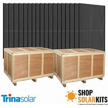 Trina 395W Bifacial Solar Panels [Pallets] | 25-Year Power Output Warranty | Tier-1 Mono Solar Panel | Choose Number Of Panels