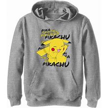 Pokemon Kids Pikachu Cracks A Joke Youth Pullover Hoodie