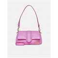 Jacquemus Women's Neon Pink Le Petit Bambimou Leather Bag Pz