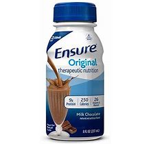 Abbott 58293 - Oral Supplement Ensure Original Therapeutic Nutrition Shake Milk Chocolate Flavor Liquid 8 Oz. Bottle