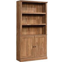 Miscellaneous Storage Transitional 3-Shelf 2-Door Bookcase/ Book Shelf, Finish