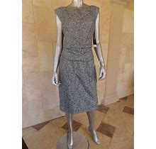 $99 Nine West Womens Sterling Gray Lace Sequined Party Cocktail Dress