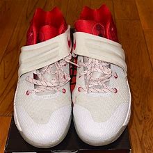 Nike Shoes | Kyrie Erving Nike Boy Sneakers | Color: Red/Silver | Size: 3Bb