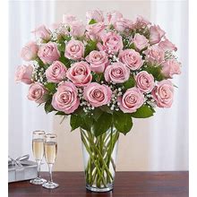 Ultimate Elegance Premium Long Stem Pink Roses 36 Stems Pink | 1-800-Flowers Flowers Delivery