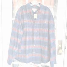 Duluth Trading Mens Burly Xl Fire Hose Sherpa Lined Shirt Jac Snap
