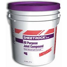 US Gypsum 380417 4.5 Gallon Pail Sheetrock All Purpose Mid Weight Joint Compound