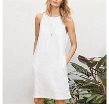 Hupom Summer Dresses Dresses For Women In Clothing Sheath Crew Neck Blouse Lightweight White 3XL