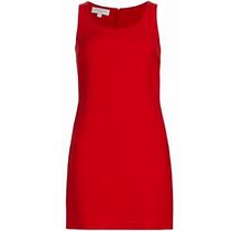 Michael Kors Collection Women's Wool Crepe Shift Dress - Poppy - Size 6