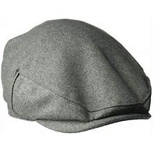 Henschel Men's Wool Melton Blend Ivy Hat With Satin Lining, Size M