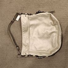 Coach Bags | Vintage Coach Soft Metallic Leather Hobo Bag | Color: Silver | Size: Os