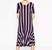 Zara Dresses | Zara Knit Dress | Color: Purple/Black | Size: S