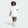 Adidas Trefoil Dress (Plus Size) White 3X - Womens Originals Skirts & Dresses
