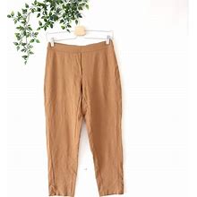 J.Jill Wearever Collection Brown Slim Leg Pull On Pants Size XS Women's